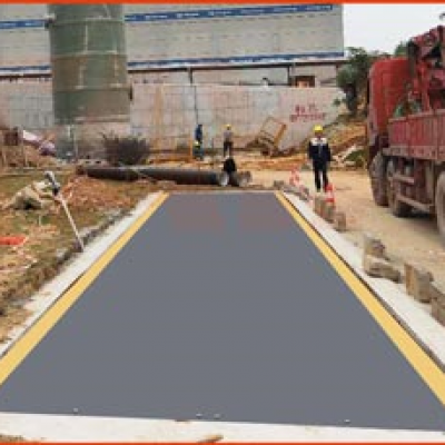 Pudi scare water purification plant weighbridge project - June 9, 2019